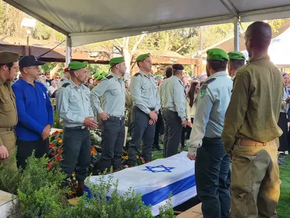 The funeral of Lt. Col. Roy Yochai Yosef Mordechai